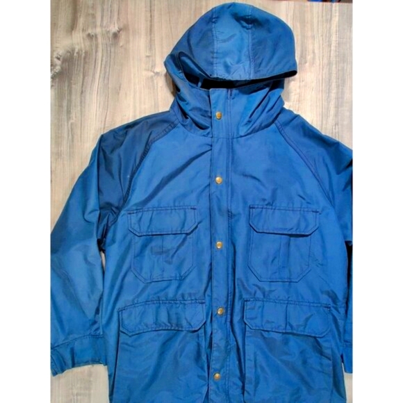 Vintage Woolrich Hooded Parka Jacket size M, Blue - Picture 4 of 9